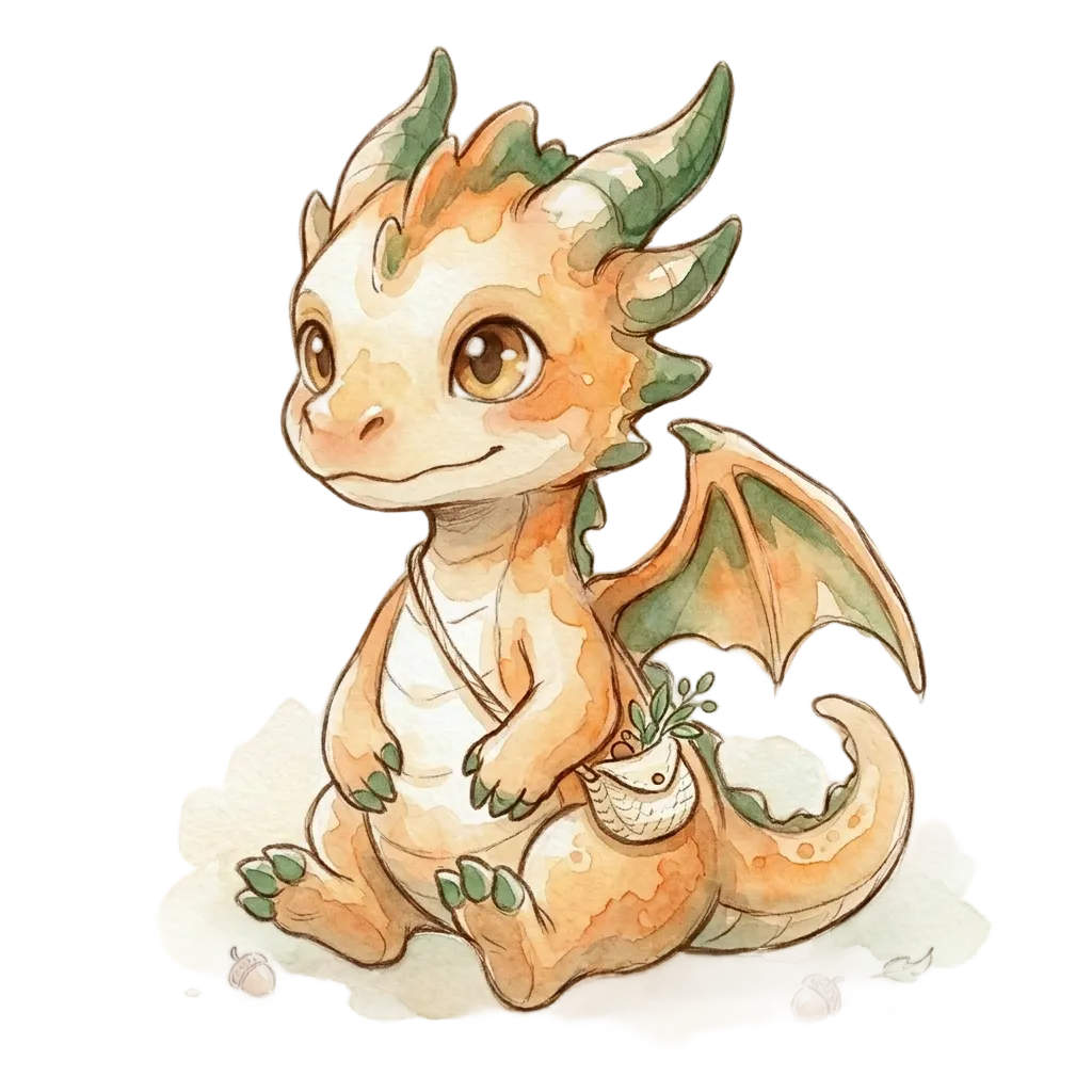 Drakon, a Vibo companion pet, at home on its island