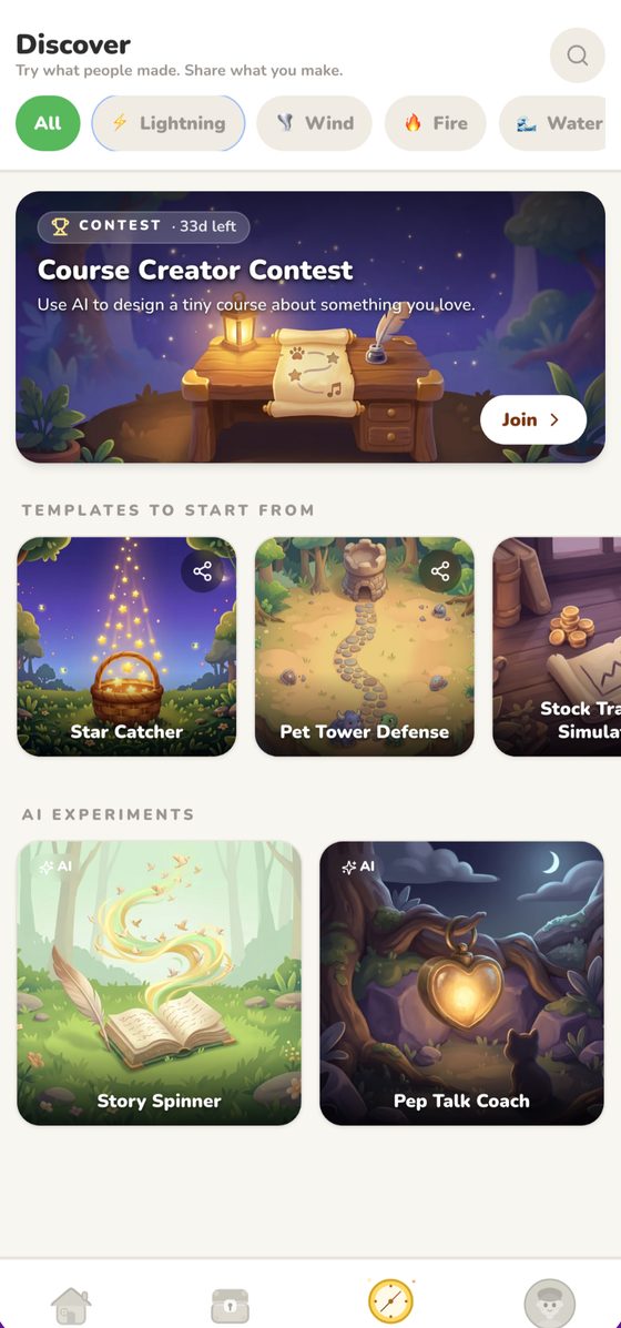Vibo app, maker gallery